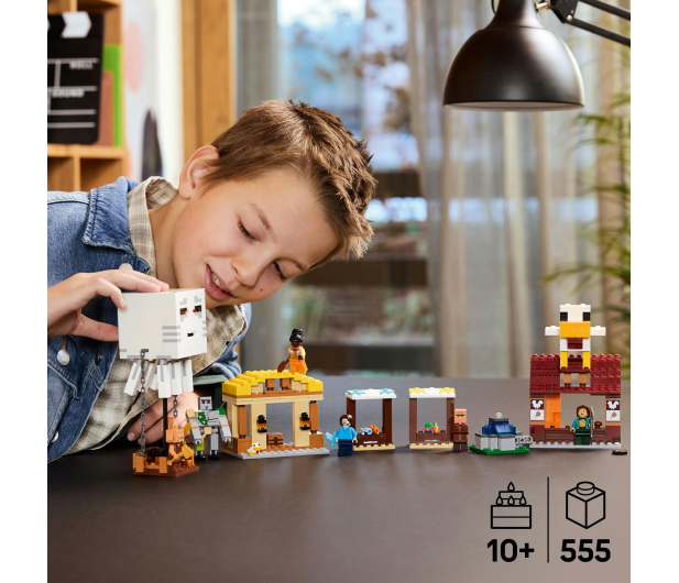 LEGO Minecraft 21273 Atak balonowego Ghasta na wioskę - 1308186 - zdjęcie 4